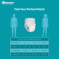 DIGNITY PULL UP SIZE CHART